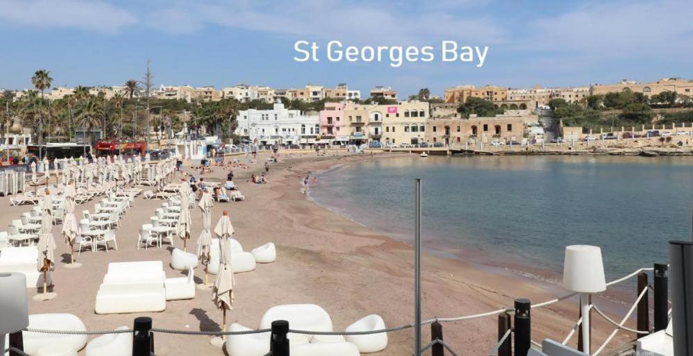 St Julians Bay Sea Front Apartments San Ġiljan Exterior foto